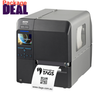 Sato CL4NX+ industrial thermal printer for tags, RFID tags, and labels printing